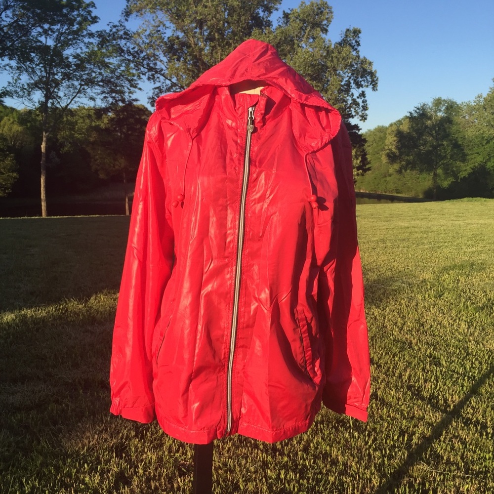 Tonino Lamborghini Womens Windbreaker Jacket Sz XL